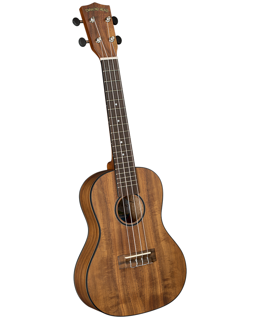 Diamond Head DU-350C Flamed Acacia Concert Ukulele with Gig Bag