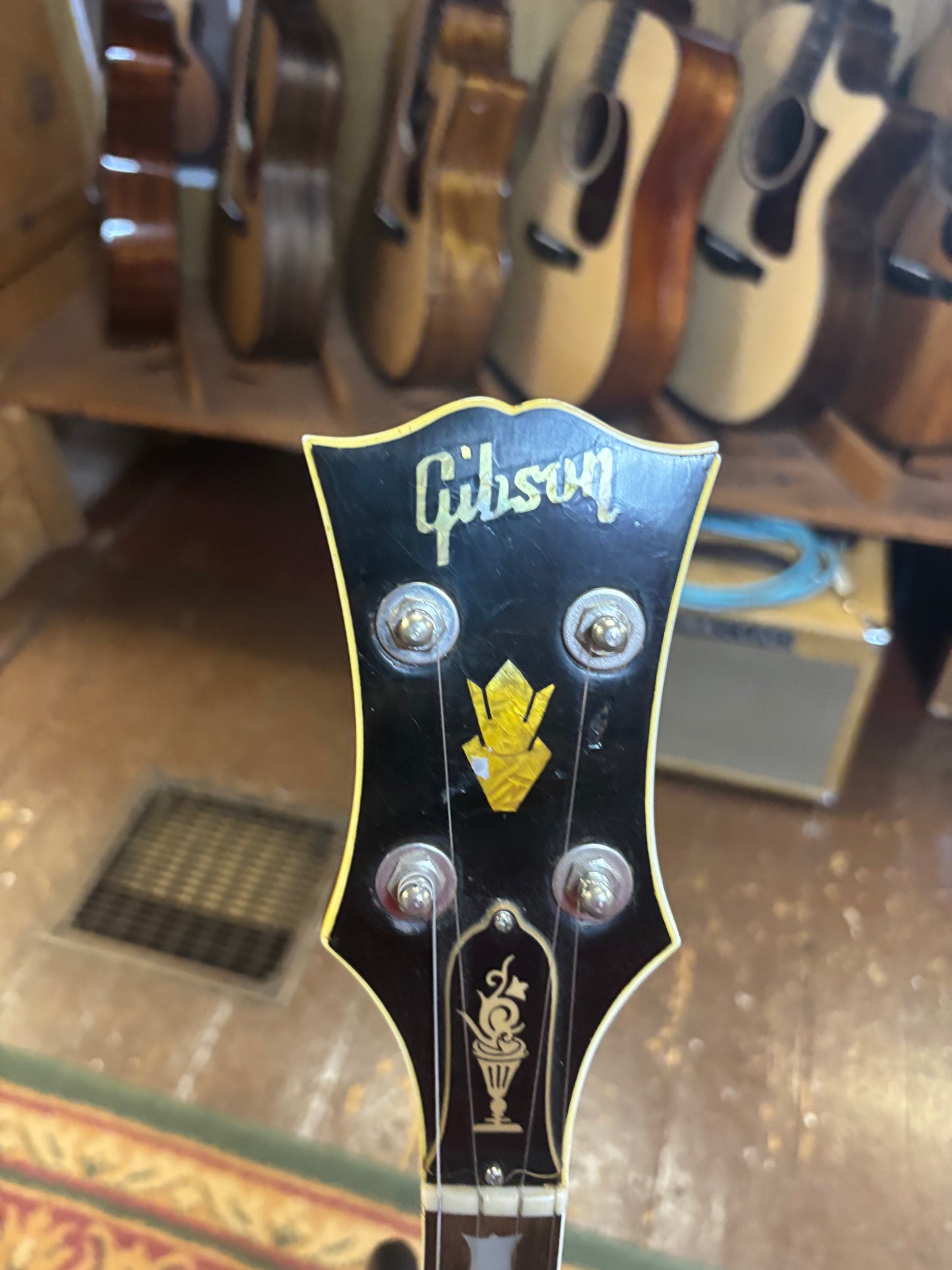 Gibson 1926 RB/TB/PB-3 Mastertone Pot/Gibson early 1960s RB-250 Mastertone Neck 5-String Resonator Banjo Conversion with Hardshell Case - USED