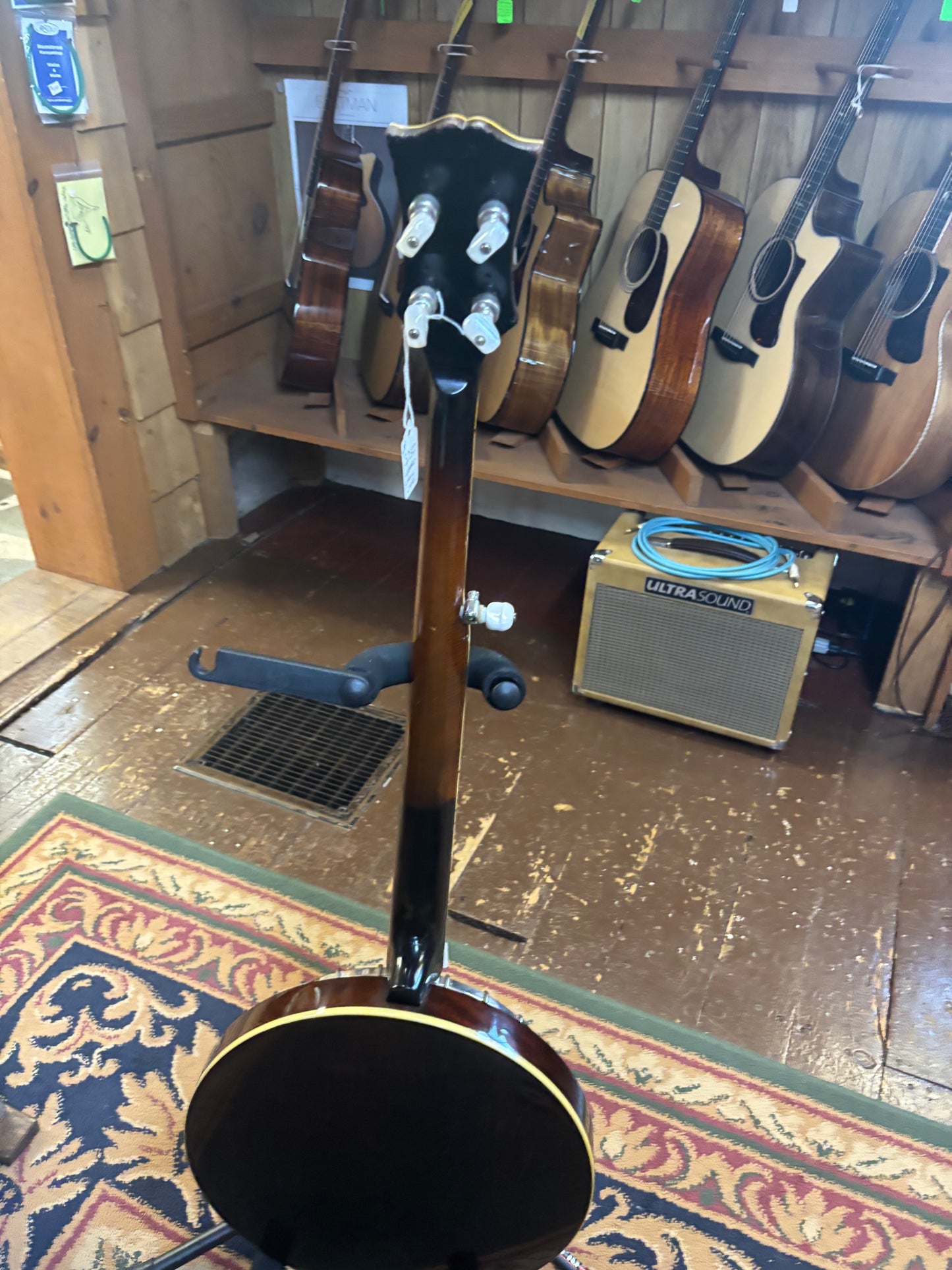 Gibson 1926 RB/TB/PB-3 Mastertone Pot/Gibson early 1960s RB-250 Mastertone Neck 5-String Resonator Banjo Conversion with Hardshell Case - USED