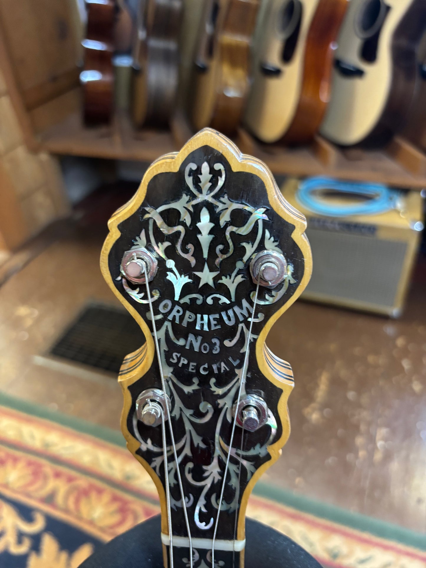 Orpheum (Rettberg & Lange) c. 1920 #3 Special 4-String Open Back Tenor Banjo - USED