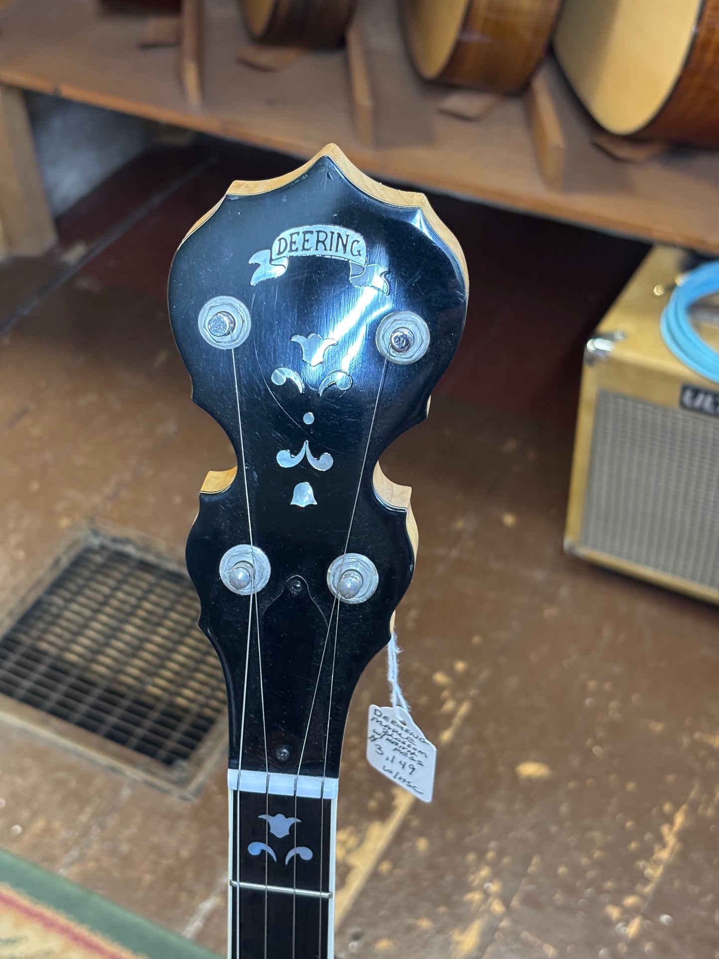 Deering Maple Blossom c. 1986 5-String Resonator Banjo with Hardshell Case - USED