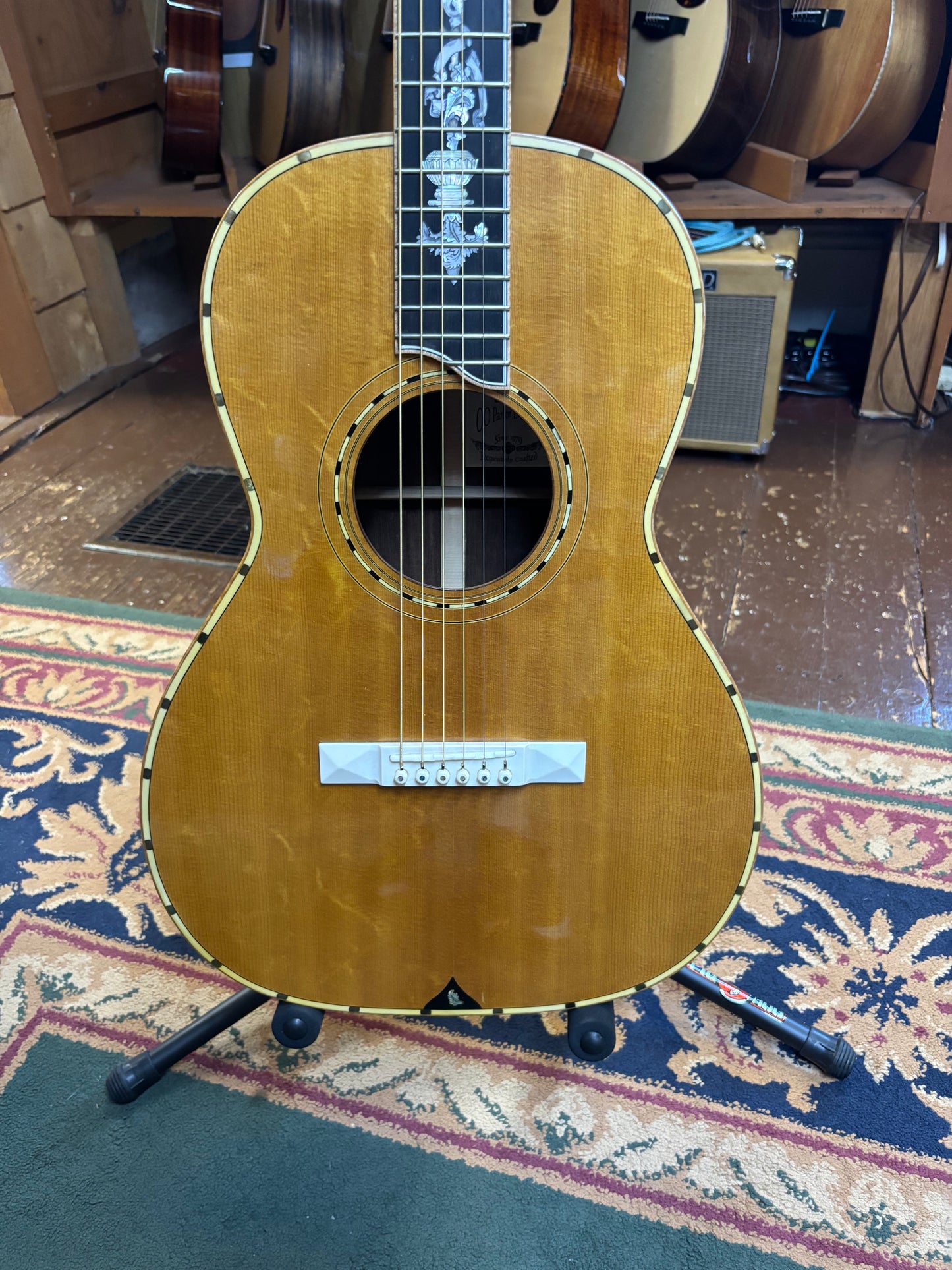 Bil Mitchell 00 Parlor DeLuxe Acoustic Guitar - USED