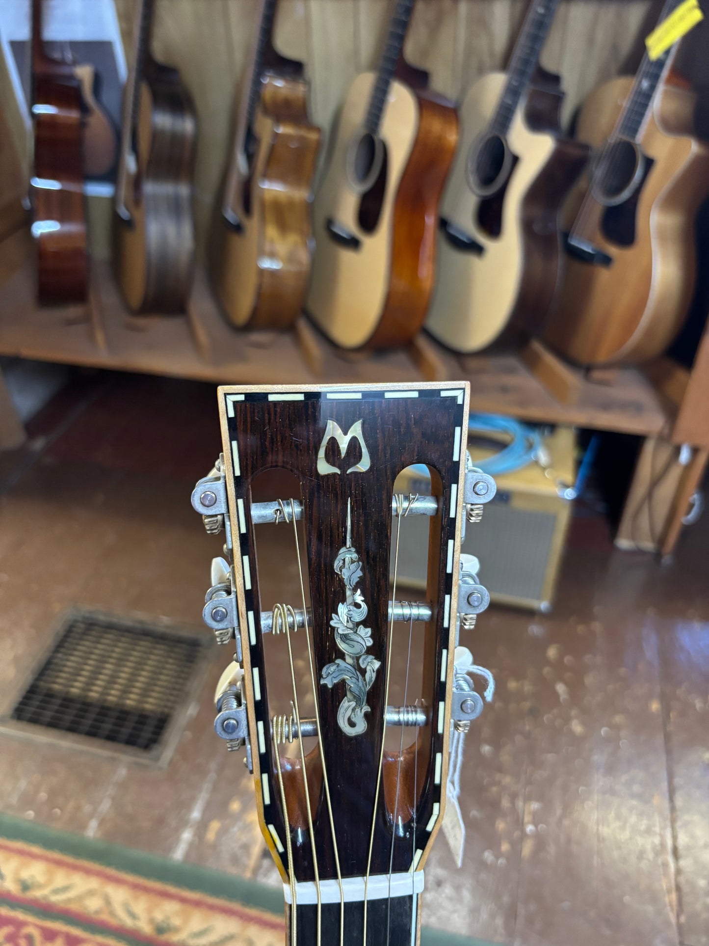 Bil Mitchell 00 Parlor DeLuxe Acoustic Guitar - USED