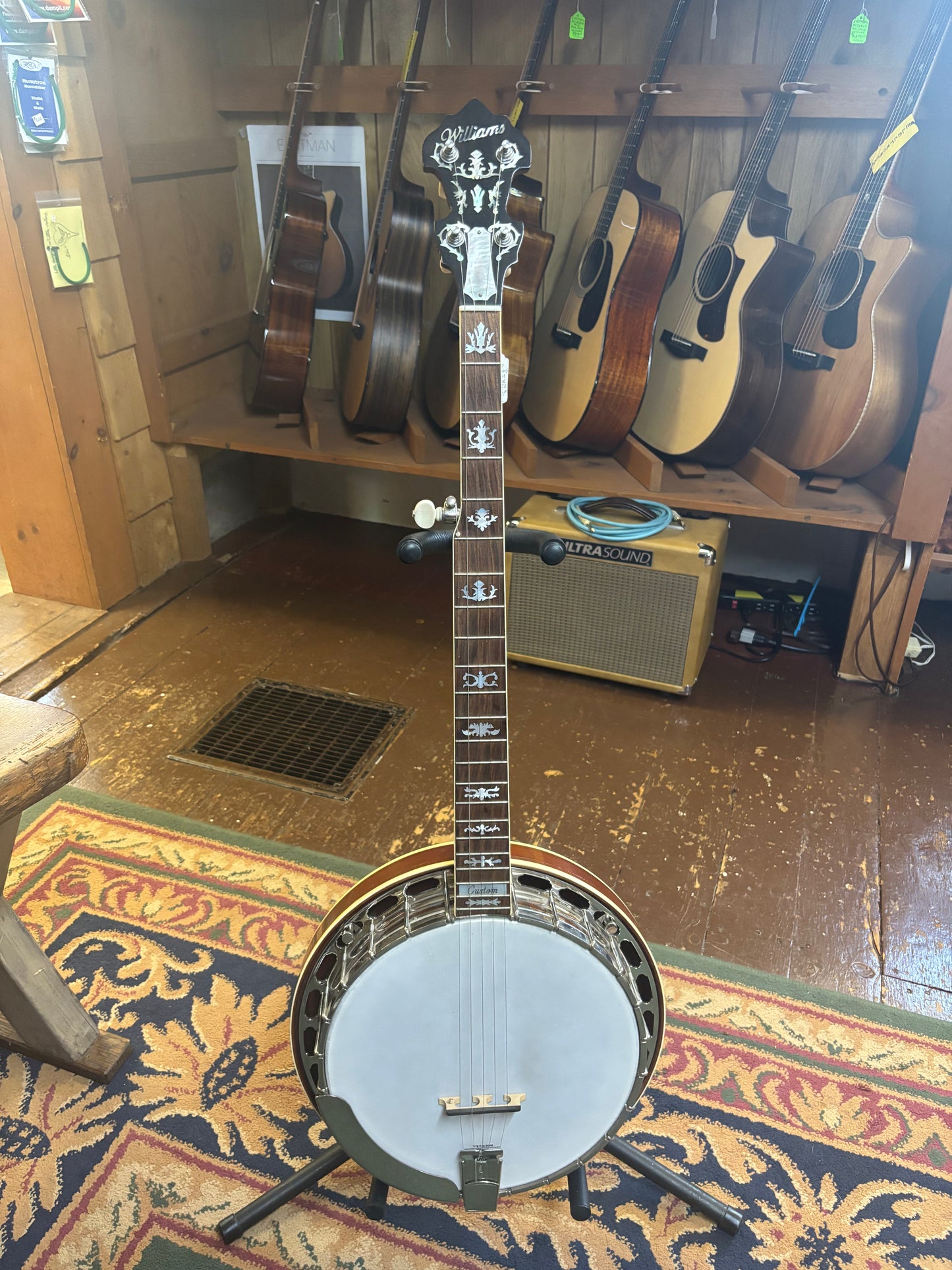 Williams 2007 Custom 5-String Resonator Banjo with Hardshell Case - USED