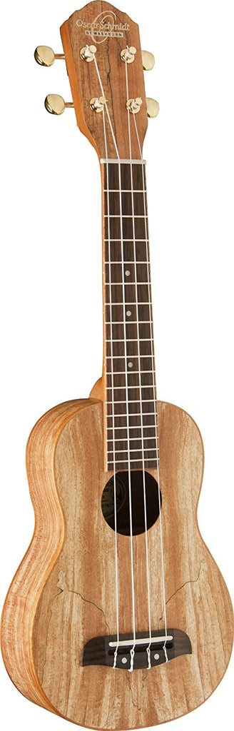 Oscar Schmidt OU-18 Spalted Wood Soprano Ukulele