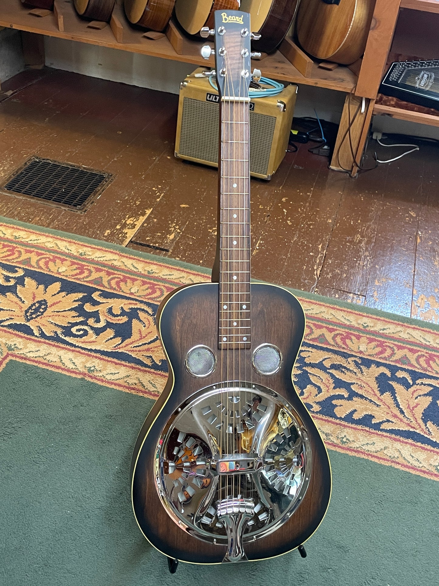Beard Vintage R Square Neck Resophonic (Dobro) Guitar Package - USED