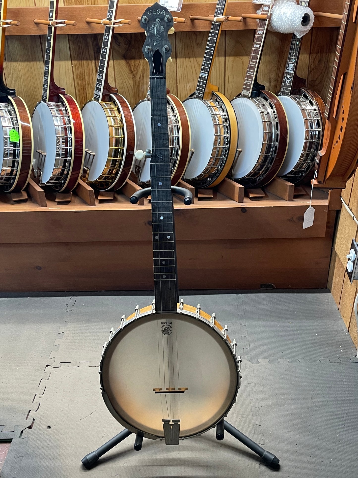 Deering c. 2019 White Oak 5-String 12" Open Back Banjo - USED