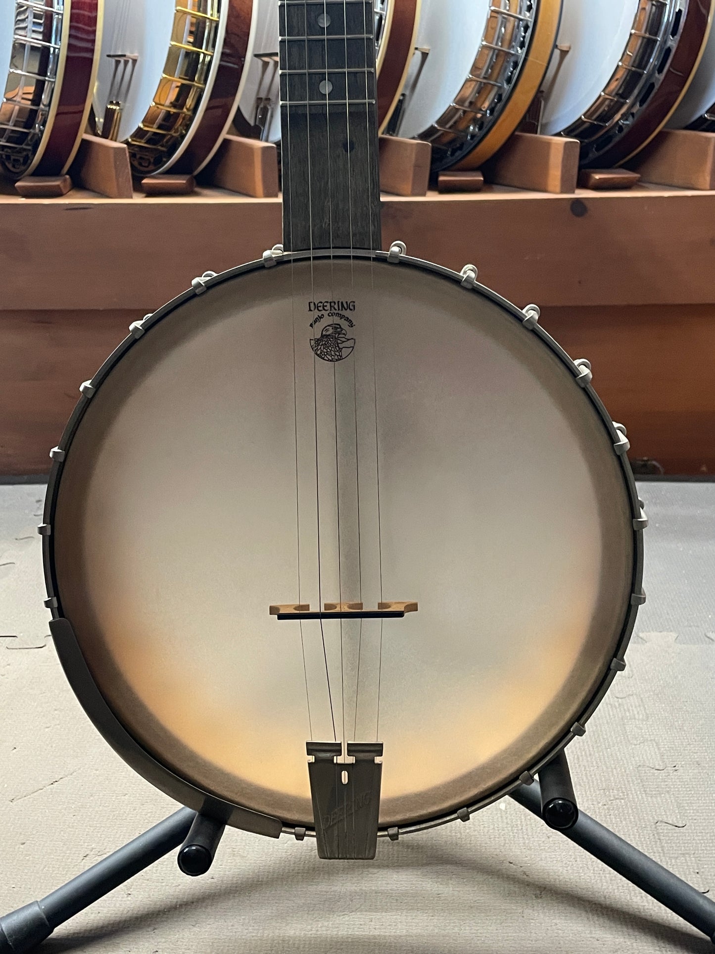 Deering c. 2019 White Oak 5-String 12" Open Back Banjo - USED