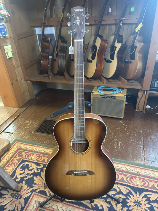 Alvarez ABT610E Baritone Acoustic-Electric Guitar w/Hardshell Case - USED