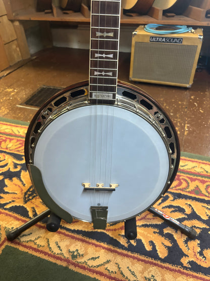 Gibson 1926 RB/TB/PB-3 Mastertone Pot/Gibson early 1960s RB-250 Mastertone Neck 5-String Resonator Banjo Conversion with Hardshell Case - USED
