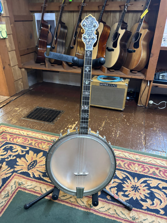 Orpheum (Rettberg & Lange) c. 1920 #3 Special 4-String Open Back Tenor Banjo - USED