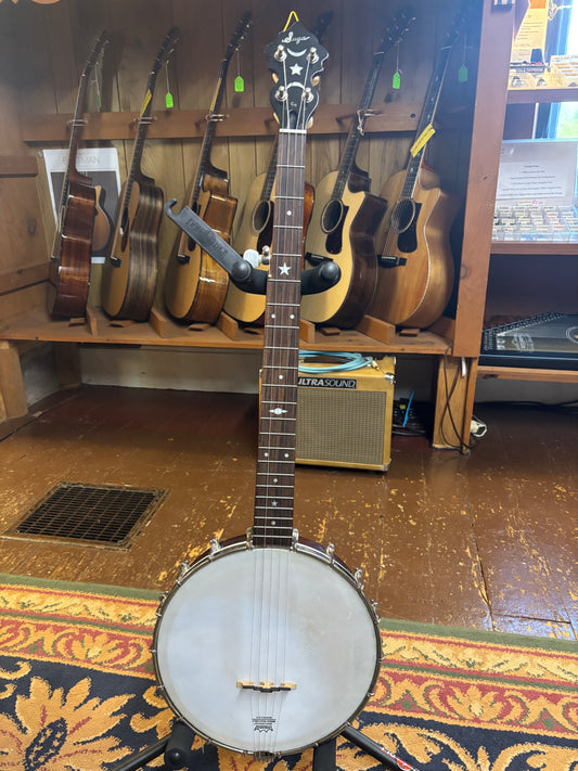 Saga SS-10 Traditional 5-String Open Back Banjo - USED