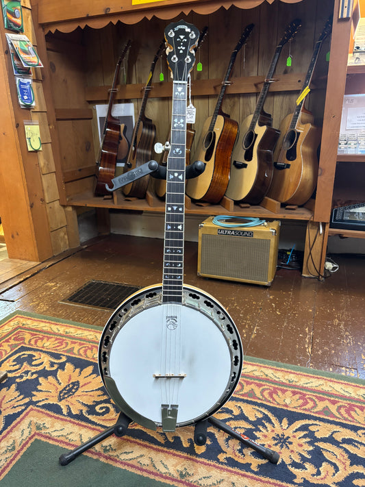 Deering Maple Blossom c. 1986 5-String Resonator Banjo with Hardshell Case - USED