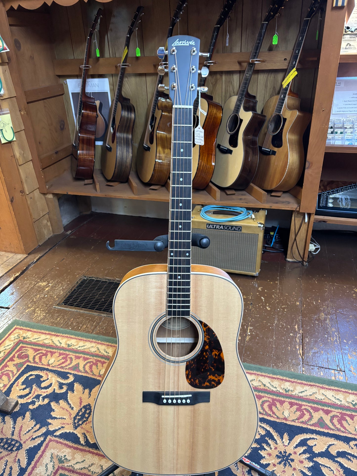 Larrivee D-03 Mahogany Recording Series with Fast Neck Acoustic Guitar