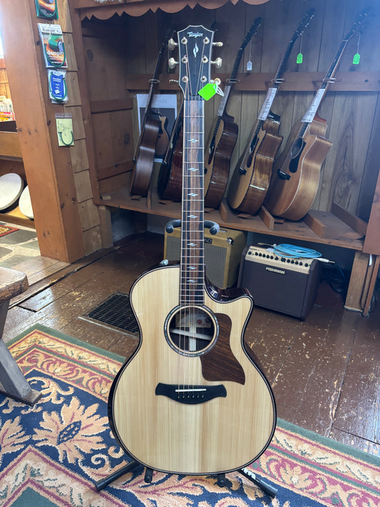 Taylor c. 2024 814ce Builder's Edition Acoustic-Electric Cutaway Guitar - USED