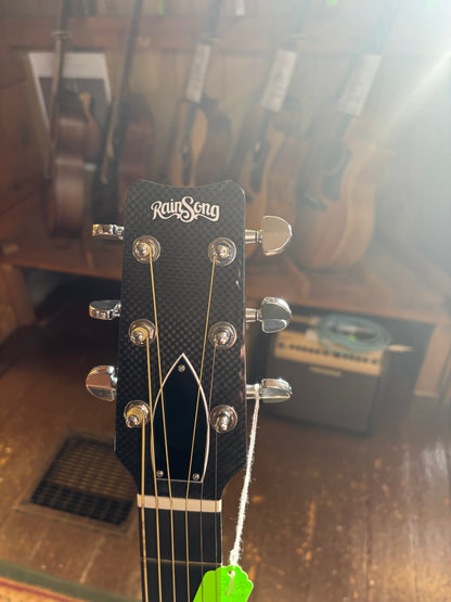 RainSong Black Ice Carbon Fiber Cutaway Acoustic-Electric Guitar - USED
