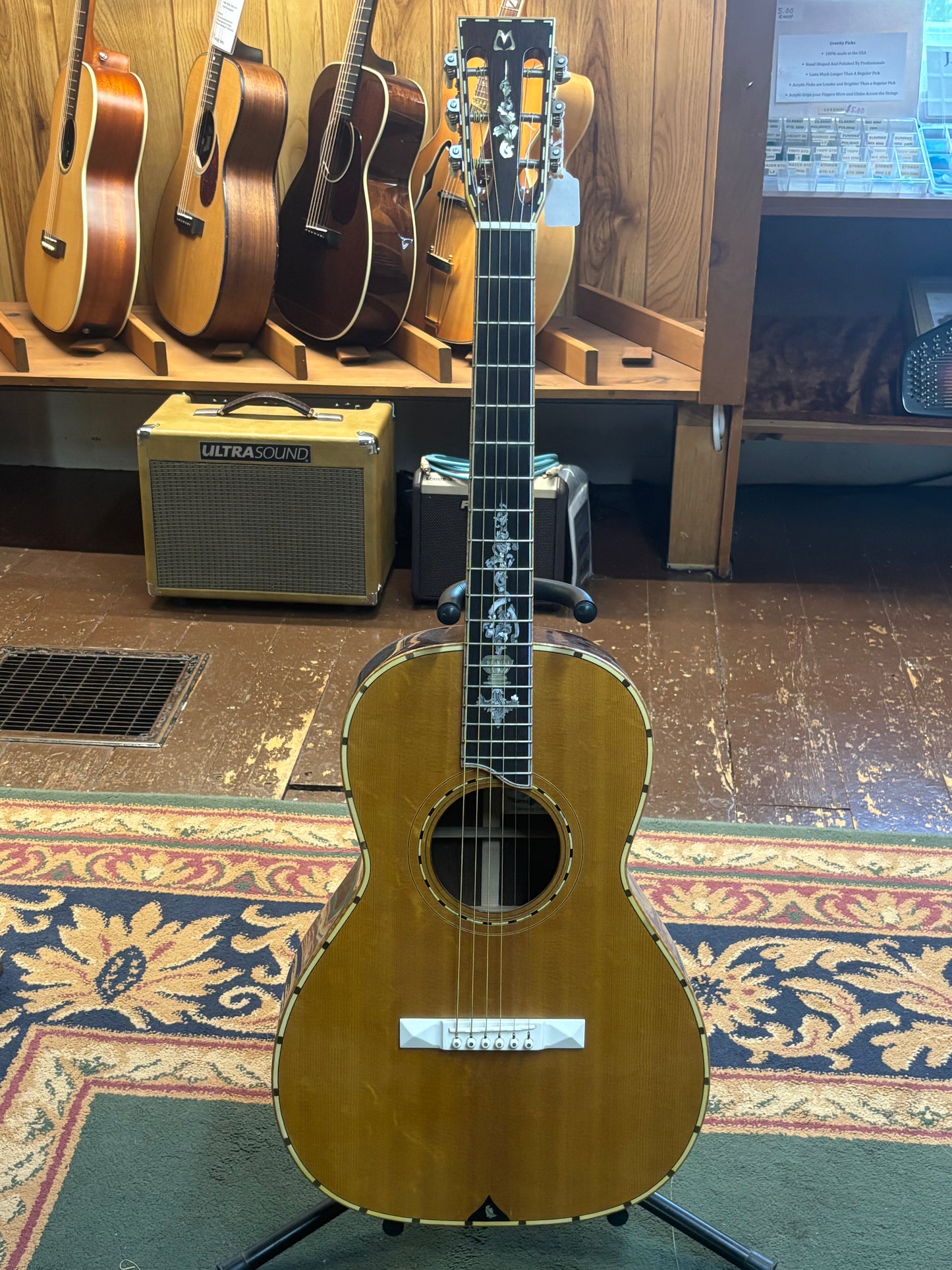 Bil Mitchell Parlor Acoustic Guitar - USED