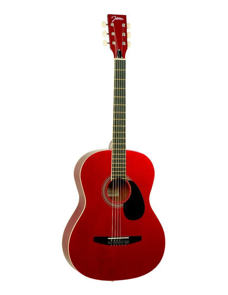 Johnson JG-100-R Red Acoustic Guitar