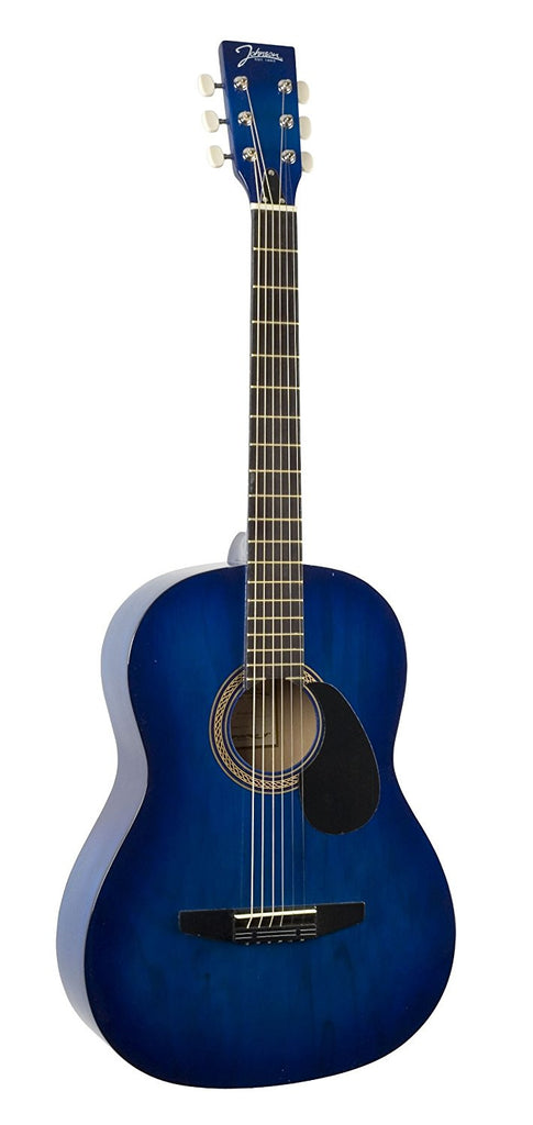 Johnson JG-100-BL Blue Acoustic Guitar