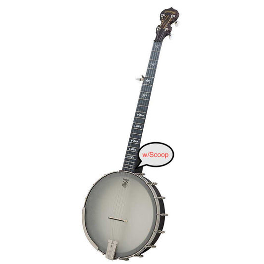 Deering Goodtime Artisan Americana 12" Open Back 5-String Banjo w/Scoop