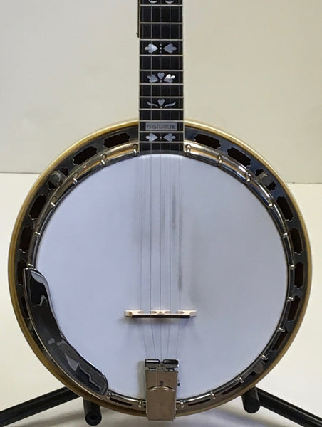 Liberty "Masterclone" 5-String Resonator Banjo w/Huber Tone Ring and Hardshell Case - USED