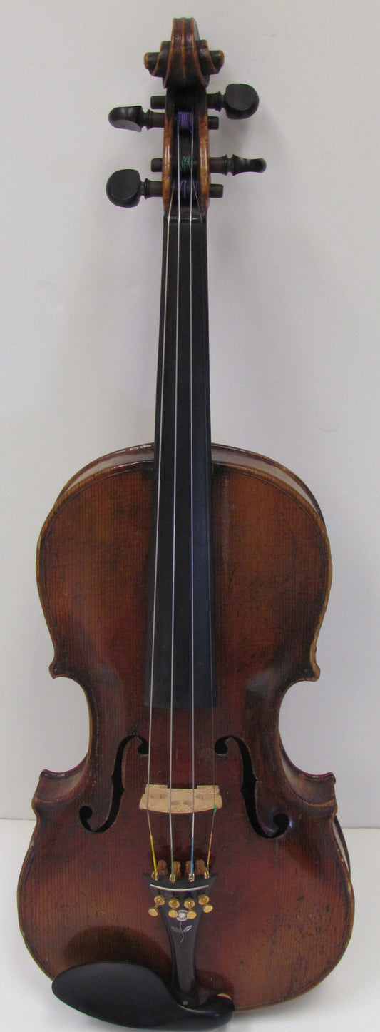 Violin - 4/4 Full Size Stainer Copy, Probably Made in Germany, Circa Early 1900s, Includes Bow and Hard Case - USED (M-4)