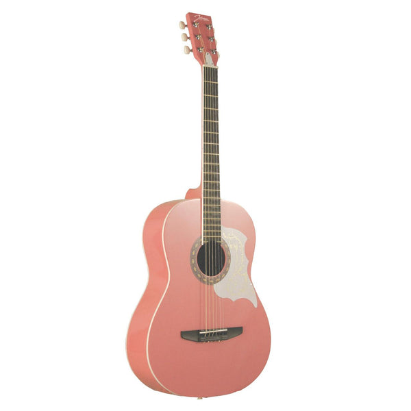 Johnson JG-100-P Pink Acoustic Guitar